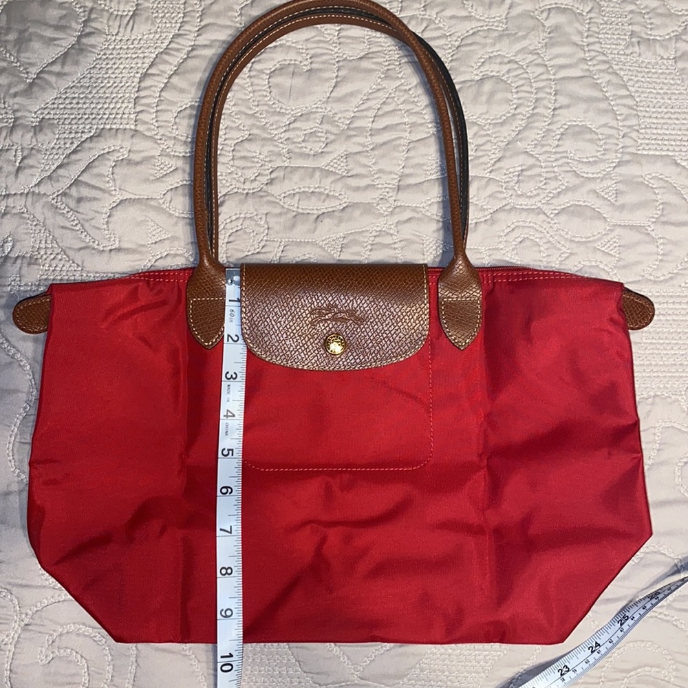 Longchamp Medium Le Pliage - Red - Picture 6 of 10